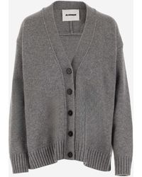 Jil Sander - V-Neck Cardigan - Lyst