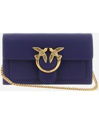 Pinko - Leather Wallet Love Simply - Lyst