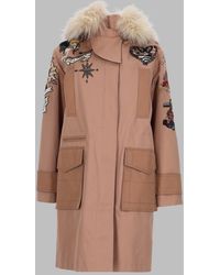 Valentino - Cotton Coat Trench & Raincoats - Lyst