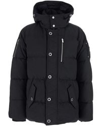 Moose Knuckles - Forrestville Down Jacket With Fixed Hood And Logo Patch On The Sleeve - Lyst