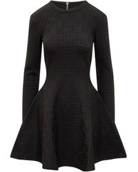 Givenchy - Mini Dress With 4g Jacquard - Lyst