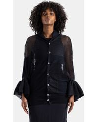 Junya Watanabe - Lace Patchwork Cardigan Top - Lyst