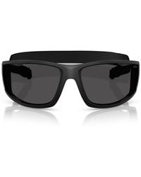 Prada Linea Rossa - Ps A04S 1Bo5S0 Nero Opaco Sunglasses - Lyst