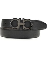 Ferragamo - Reversible And Adjustable Gancini Belt - Lyst
