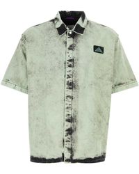 OAMC - Tie-Dye Denim Oversize Shirt - Lyst