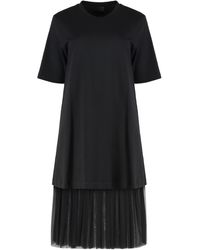 Moncler - Cotton And Tulle Dress - Lyst