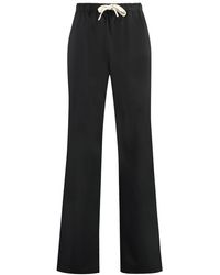 Palm Angels - Wool Blend Trousers Elastane - Lyst
