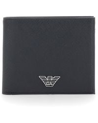 Emporio Armani - Bifold Wallet Tech Fabric Polyamide - Lyst