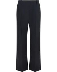 KHAITE - Grenare Pants Polyester; Linen - Lyst