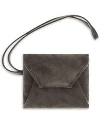 Brunello Cucinelli - Brown Calf Leather Bos Taurus Keychain - Lyst