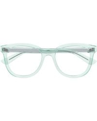 Gucci - Gucci Gg1687O Linea Gg Logo 004 Trasparent Glasses - Lyst