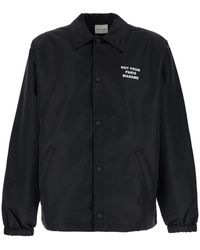 Drole de Monsieur - Technical Fabric Logo Jacket For Nylon Outerwear - Lyst