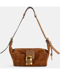 Chloé - Paddington Bag Vintage Suede Calfskin Shoulder - Lyst
