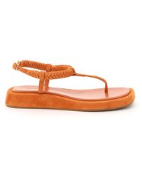 GIA X RHW Rosie 3 Thong Sandals - Orange