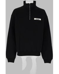 Jacquemus - Sweatshirt With Zip Turtleneck Sweatshirts - Lyst