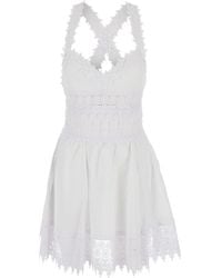 Charo Ruiz - Marilyn' Dress With Crossed Straps - Lyst