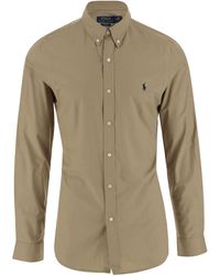 Polo Ralph Lauren - Pony Embroidered Long-sleeved Shirt - Lyst