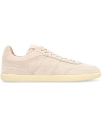 Tod's - Tabs Leather Low Sneakers - Lyst