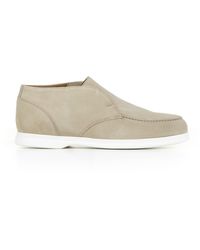 Doucal's - Suede Slip-On Ankle Boot - Lyst