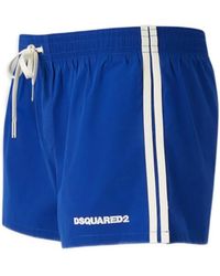 DSquared² - Logo Boxer Midi Swim Shorts Clothing Beachwear - Lyst