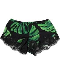 Dolce & Gabbana - Tropical Print Lace Underwear And Silk Clothing - Lyst