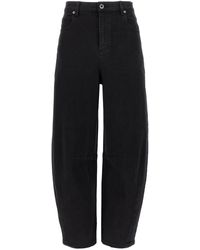 Self-Portrait - Barrel Leg' Jeans - Lyst
