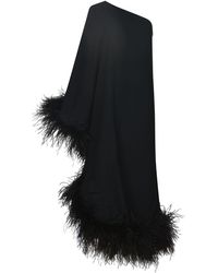 ‎Taller Marmo - Fringed One-Sleeve Long Dress - Lyst
