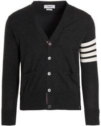 Thom Browne - Merino Wool Cardigan - Lyst