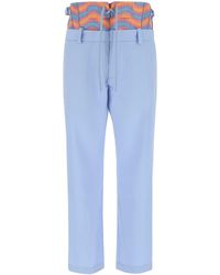 Bluemarble - Pastel Light Wool Wide-Leg Swim Pant - Lyst