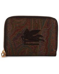 Etro - Arnica Leather Wallet - Lyst