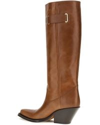 Chloé - Azelan Over-The-Knee Leather Boots - Lyst