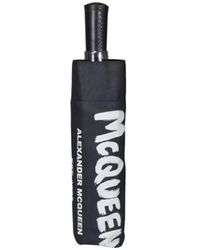 Alexander McQueen Synthetic Nylon Umbrella Alexa in Black Womens Accessories Umbrellas 