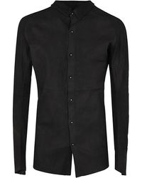 Isaac Sellam Long Leather Shirt - Black