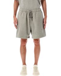 Fear Of God - Soccer Fleece Sweatshort Concrete Heater - Lyst