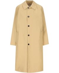 Burberry - Car Single Breasted Coat - Lyst