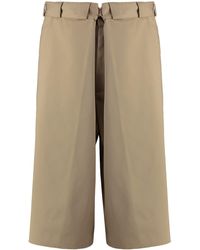 Givenchy - Blend Cotton Bermuda Shorts - Lyst