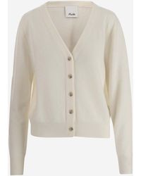 Allude - Wool And Cashmere Blend Cardigan - Lyst