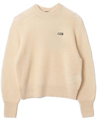 ROTATE BIRGER CHRISTENSEN - Light Knit Logo Sweater - Lyst