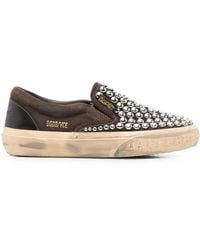Golden Goose - Vce Stud-Embellishment Sneakers - Lyst