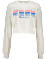 Casablancabrand - Printed Cotton Sweatshirt - Lyst