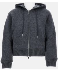 Thom Browne - Zip Up Hoodie - Lyst