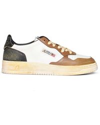 Autry - Leather Medalist Low Super Vintage Sneakers - Lyst