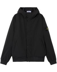 Stone Island - Hooded Parka Polyester Trench & Raincoats - Lyst