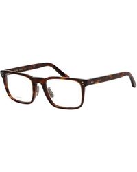 Celine - Eyeglasses Square Full Rim, Havana Frame And Clear Demo Lens Cl50030J054 - Lyst