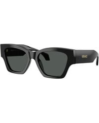 Versace - Sunglasses Square Full Rim, Frame And Dark Lens Ve4492Ugb1/87 - Lyst
