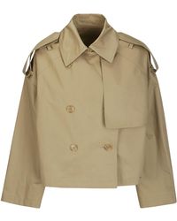 Juun.J - Cropped Trench Coat - Lyst