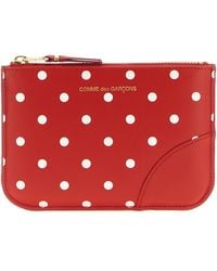Comme des Garçons - Polka Dots Printed Card Holder - Lyst