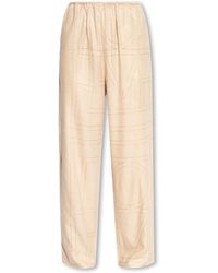 Totême - Toteme Trousers With Monogram - Lyst