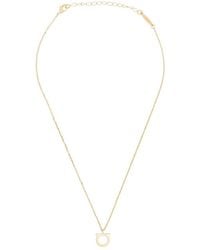 Ferragamo - Gancini Pendant Necklace - Lyst