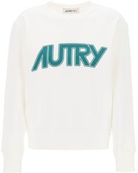 Autry - Sweatshirt With Maxi Logo Print - Lyst